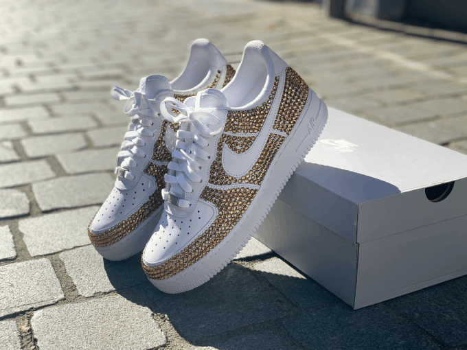 Nike AF1 Diamond Custom – Fawlcustoms