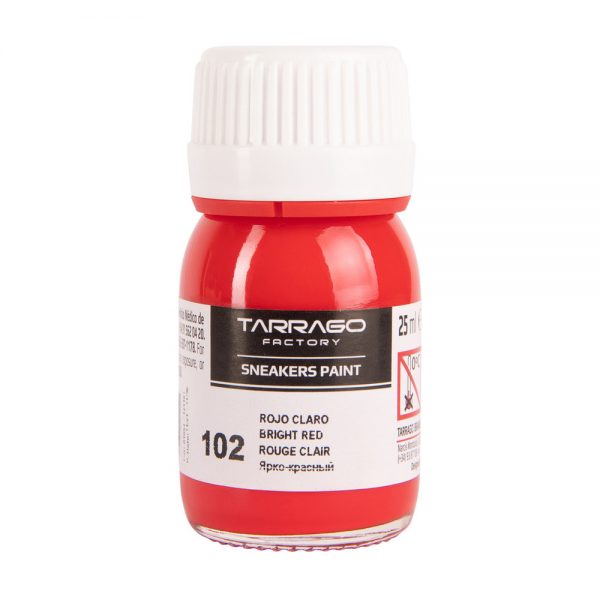 Tarrago Sneaker Paint Bright Red 102 125ML & 25ML